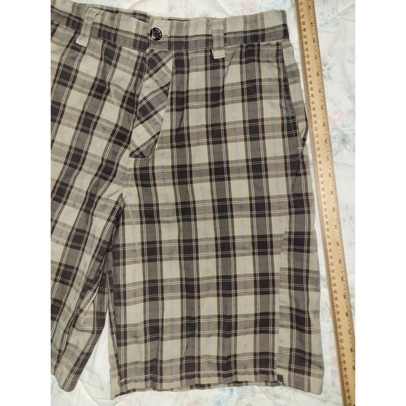 Hurley Shorts Plaid Men's Size 31 - Picture 6 of 10